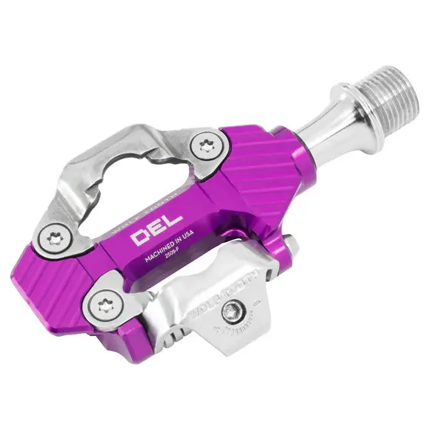 Wolf Tooth Components Del Gravel Clipless Mtb Pedal - Ultraviolet Purple 1