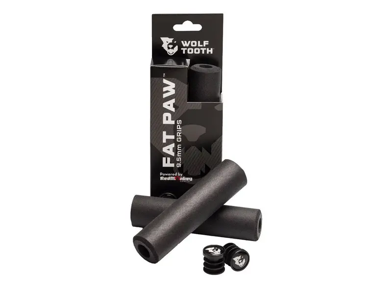 Wolf Tooth Components Fat Paw Grips - Black 1