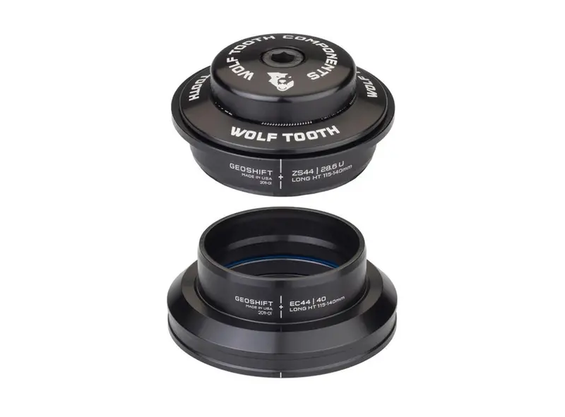 Wolf Tooth Components Geoshift Performance Angle Headset - Black 1