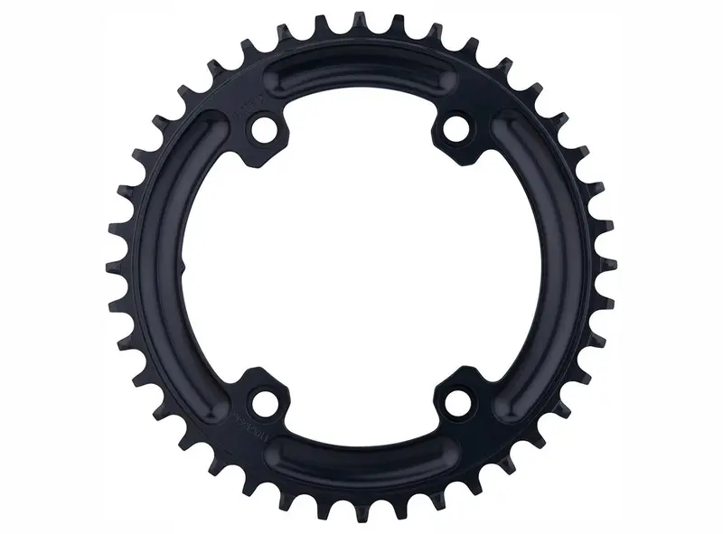 Wolf Tooth Components Grx Asymmetric 4 Bolt Road Chainring - Black 2