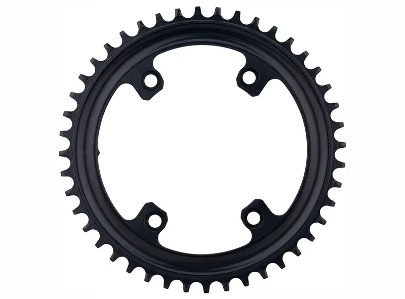 Wolf Tooth Components Grx Oval Asymmetric 4 Bolt Aero Road Chainring - Black 2