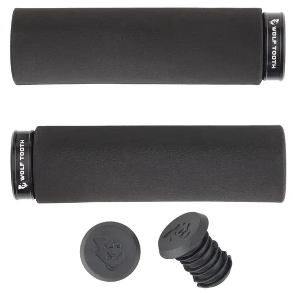 Wolf Tooth Components Lock-On Fat Paw Grip - Black-Black 1