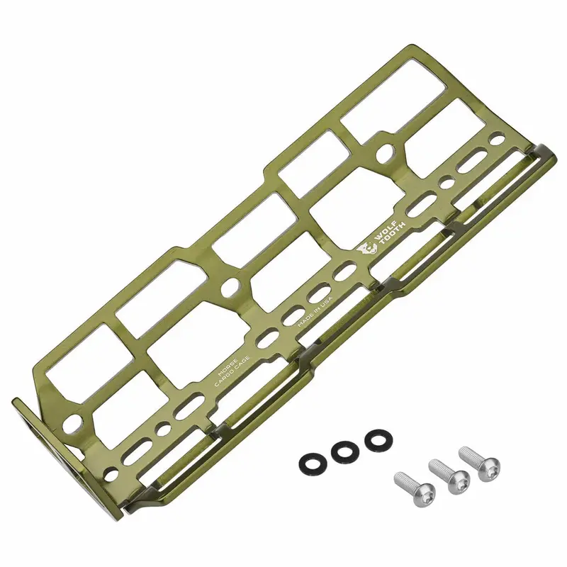 Wolf Tooth Components Morse Cargo Cage - Olive 1