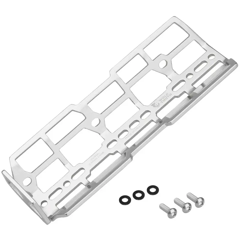 Wolf Tooth Components Morse Cargo Cage - Raw Silver 1
