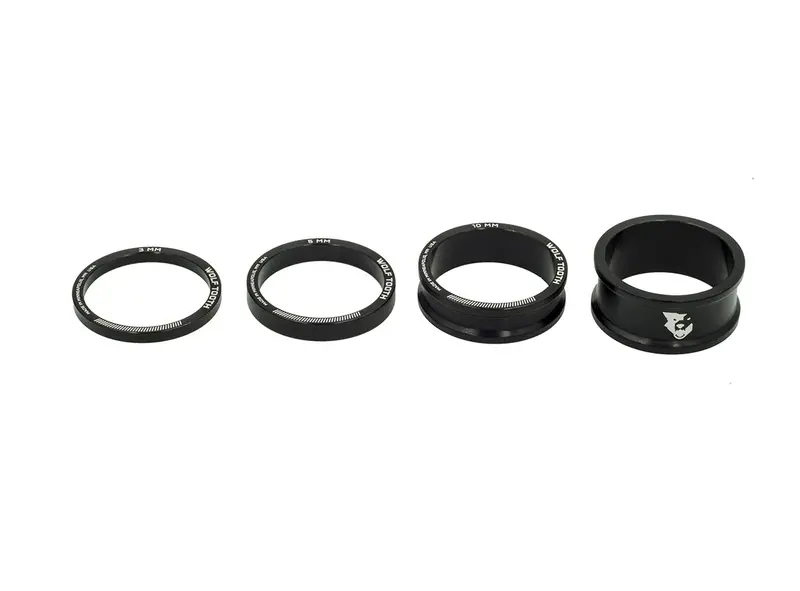 Wolf Tooth Components Precision Headset Spacer Kit - Black 1