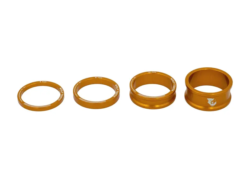 Wolf Tooth Components Precision Headset Spacer Kit - Orange 1