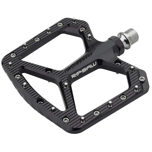 Wolf Tooth Components Ripsaw Aluminum Flat Pedals - Black 1