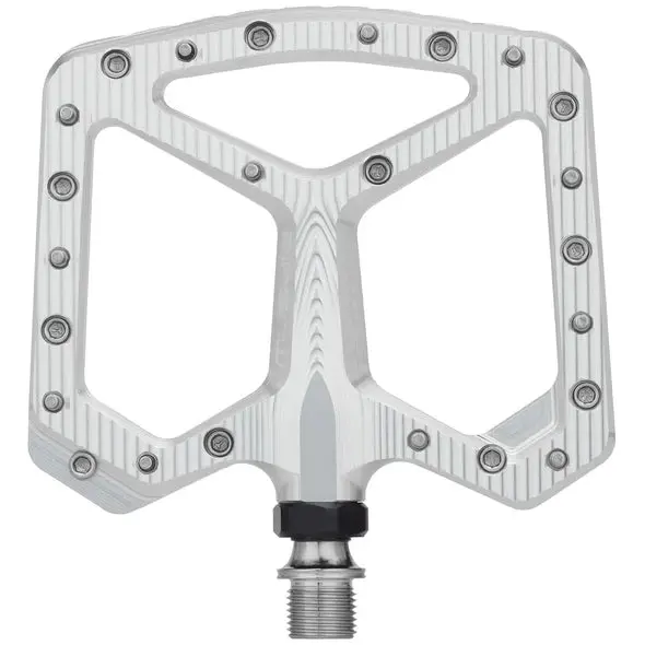 Wolf Tooth Components Ripsaw Aluminum Flat Pedals - Raw Silver 2