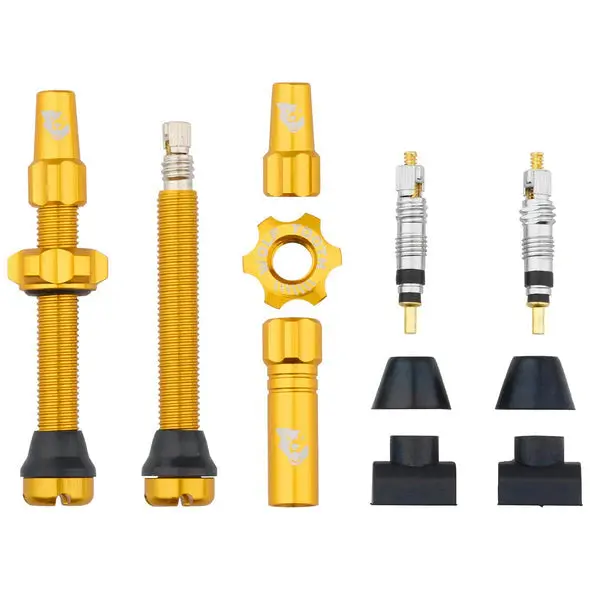 Wolf Tooth Components Tubeless Valve Stems - 44Mm - Gold 1