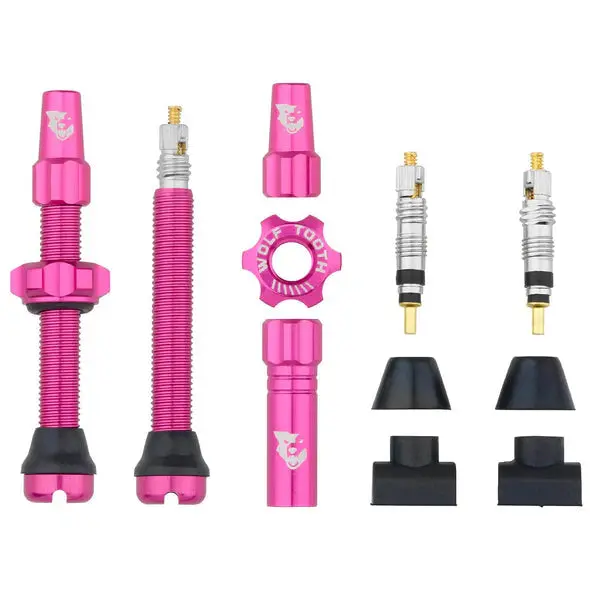 Wolf Tooth Components Tubeless Valve Stems - 44Mm - Pink 1