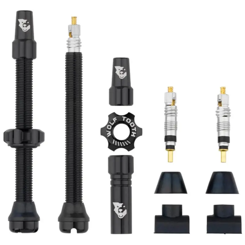 Wolf Tooth Components Tubeless Valve Stems - 60Mm - Black 1