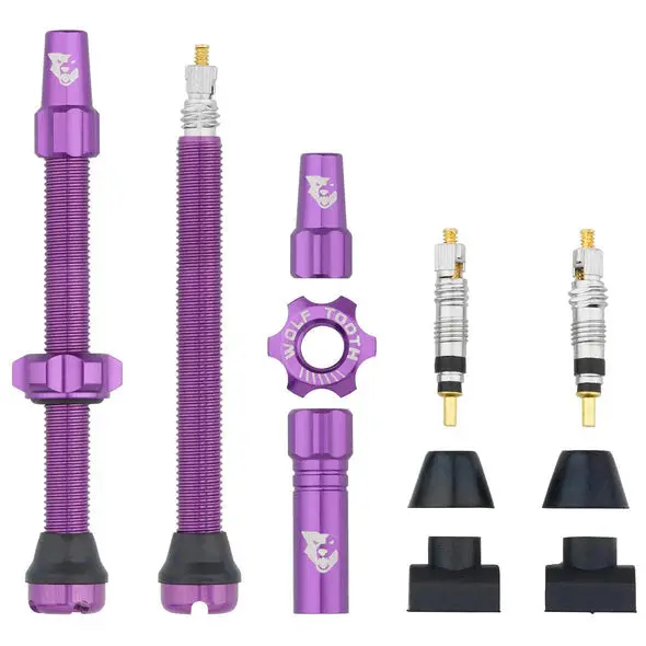 Wolf Tooth Components Tubeless Valve Stems - 60Mm - Purple 1
