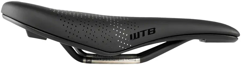 Wtb Devo Pickup Medium Fusion Form Saddle - Stainless Rail - Black 2