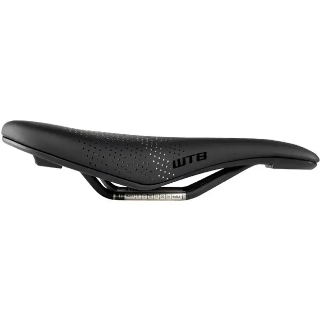 Wtb Devo Pickup Medium Fusion Form Saddle - Titanium Rail - Black 2
