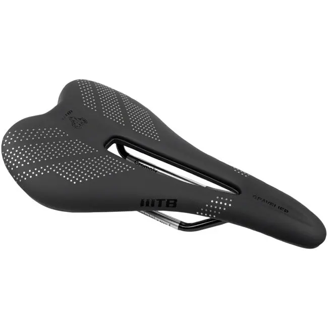 Wtb Gravelier Medium Fusion Form Saddle - Cromoly Rail - Black 1