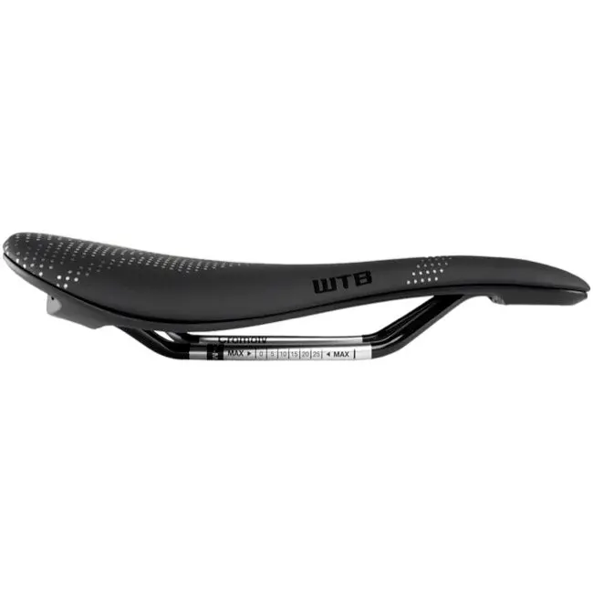 Wtb Gravelier Medium Fusion Form Saddle - Cromoly Rail - Black 2