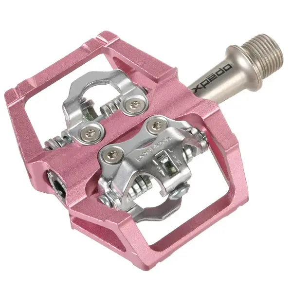 Xpedo Baldwin Trail Pedals -Ti Spindle - Pink 1