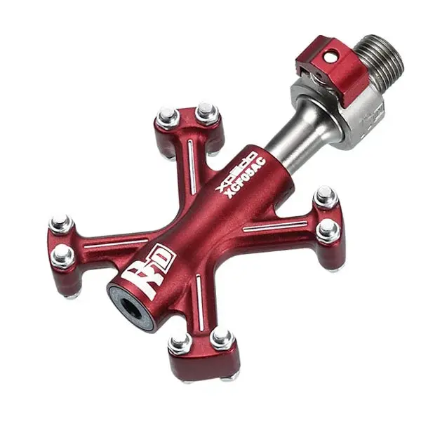 Xpedo Trvs 5 Qrd Flat Pedals - Red 1