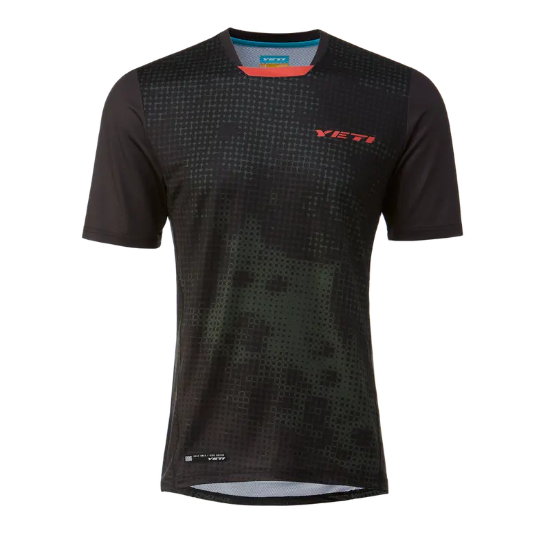 Yeti Enduro Short Sleeve Mtb Jersey - Obsidian Halftone 1
