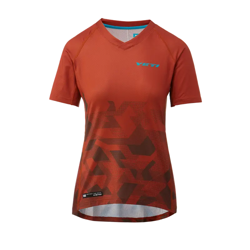 Yeti Enduro Short Sleeve Mtb Jersey - Womens - Potters Disruption 1