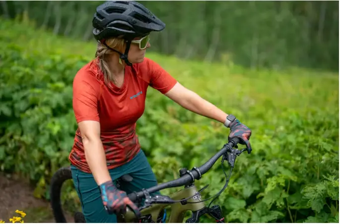 Yeti Enduro Short Sleeve Mtb Jersey - Womens - Potters Disruption 4