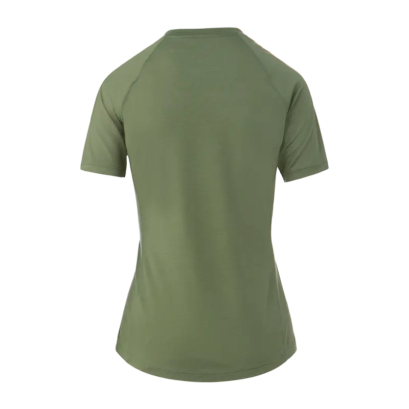 Yeti Monument Merino Short Sleeve Mtb Jersey - Womens - Olivine 2