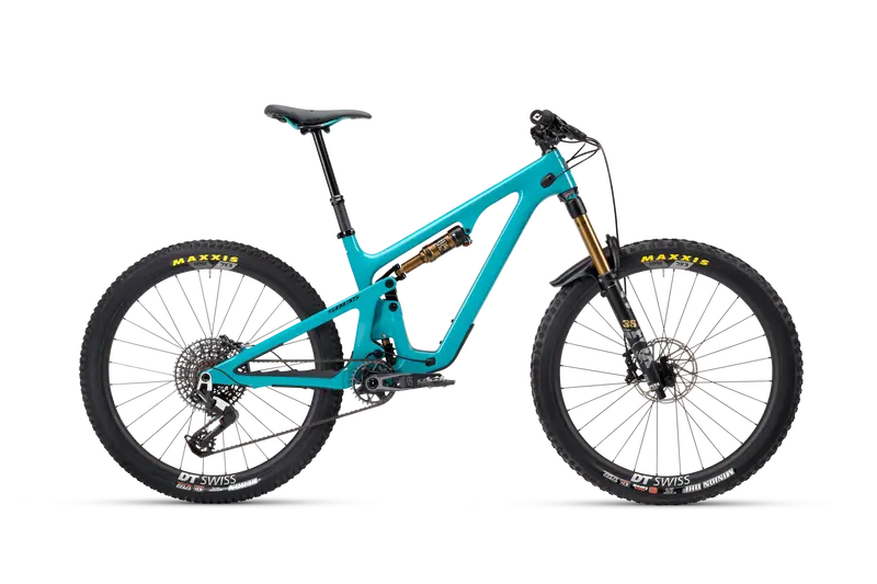 Yeti Sb135 T2 27.5 - Eagle 90/X0 - Exc 1501 Carbon Wheels - Turquoise 1