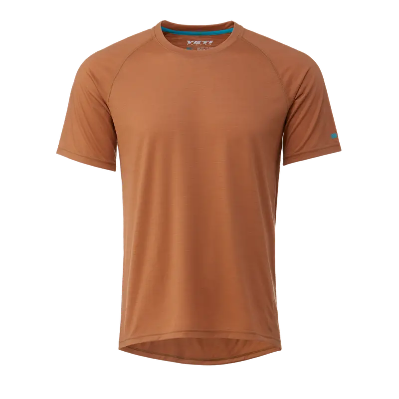 Yeti Switch Merino Short Sleeve Mtb Jersey - Dark Sand 1