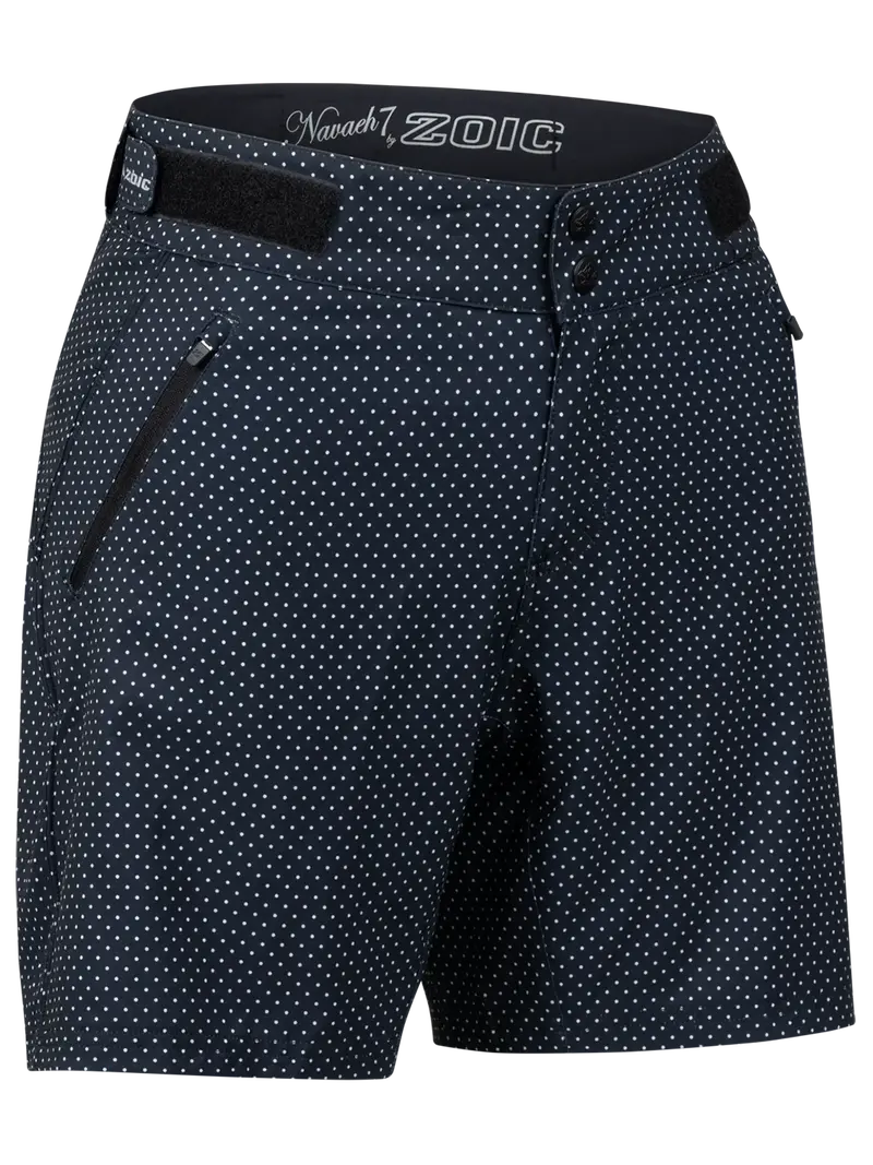 Zoic Naveah 7" Mtb Short - Womens - Black Polka Dot 1