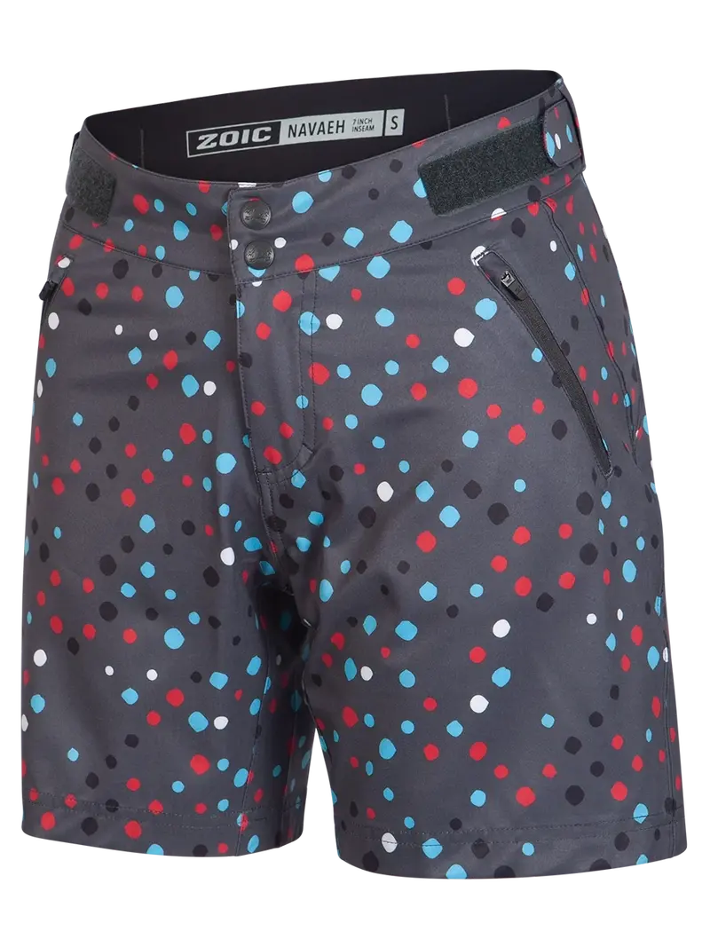 Zoic Naveah 7" Mtb Short - Womens - Shadow Good Dot 3