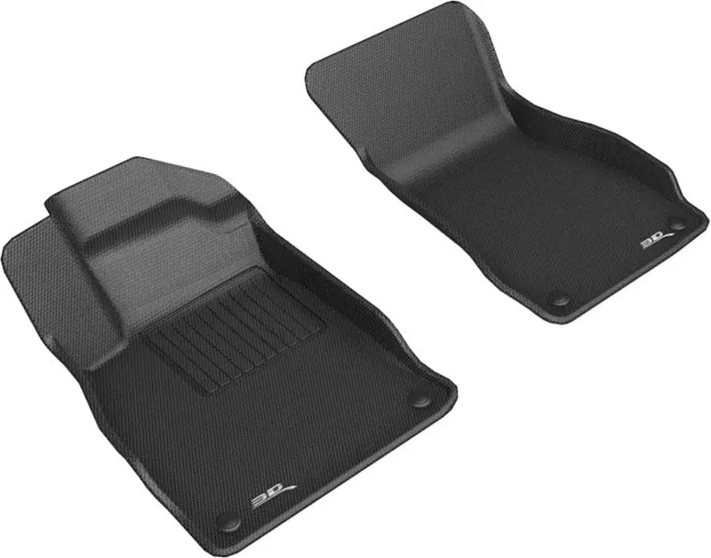 3D Maxpider Kagu All-Weather Floor Mats For 2019–2023 Audi A6/A7 & 2021–2024 Rs6/Rs7 (Front Row) 1