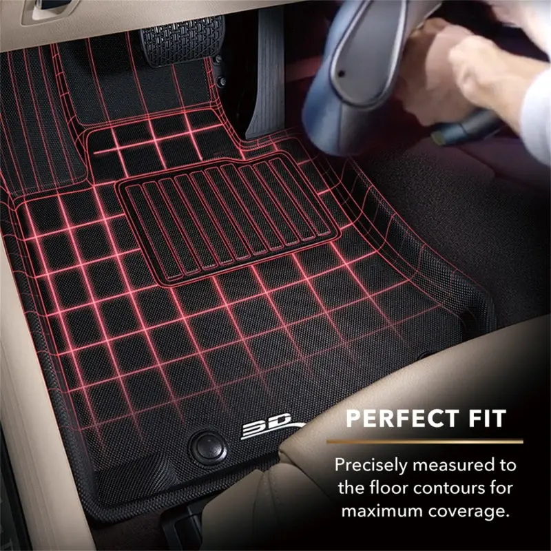 3D Maxpider Kagu All-Weather Floor Mats For 2019–2023 Audi A6/A7 & 2021–2024 Rs6/Rs7 (Front Row) 2