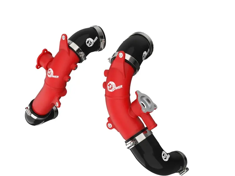 Afe Bladerunner Hot Charge Pipe For 2022 Toyota Land Cruiser J300 – 2.5" Aluminum, V6-3.5L Twin-Turbo, Red 1