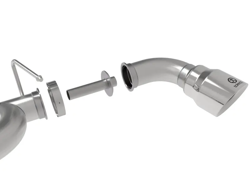 Afe Takeda Dual-Tip Axle-Back Exhaust System For 2019–2020 Hyundai Veloster N – 304 Stainless Steel, Polished Finish 2