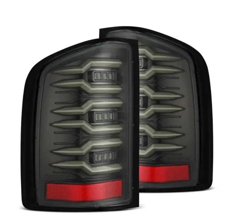 Alpharex Luxx-Series Led Tail Lights For 2007–2013 Chevrolet Silverado 1500 – Alpha-Black Design (Excludes Hybrid Models) 1