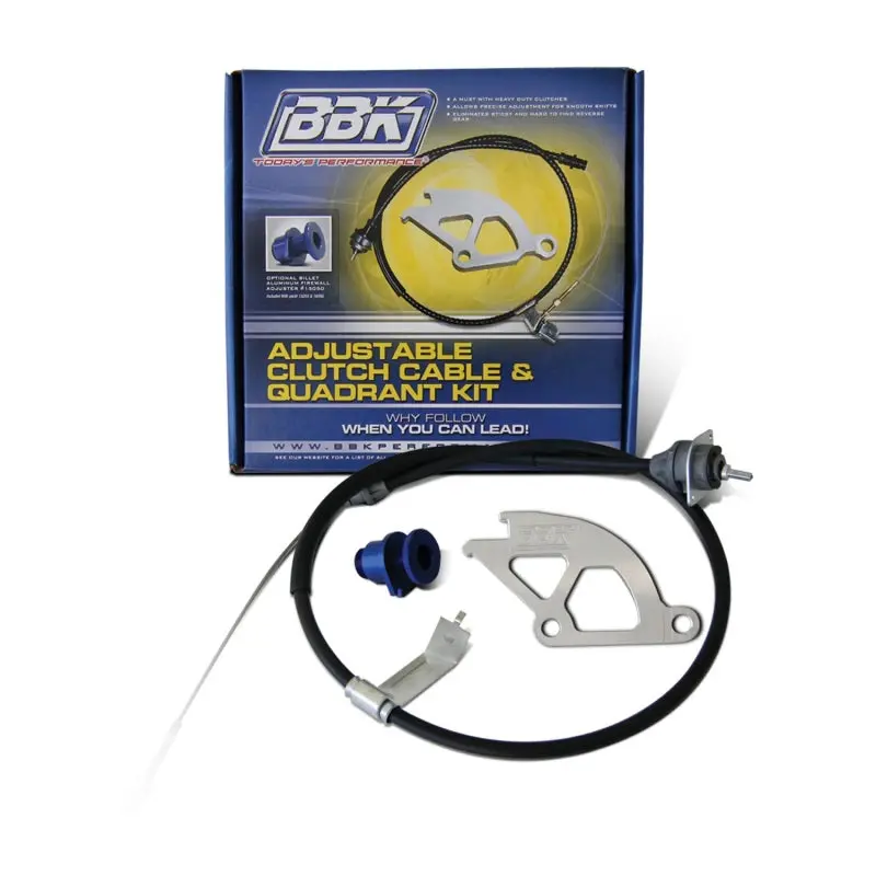 Bbk Adjustable Clutch Quadrant, Cable, And Firewall Adjuster Kit For 1979–1995 Ford Mustang 1