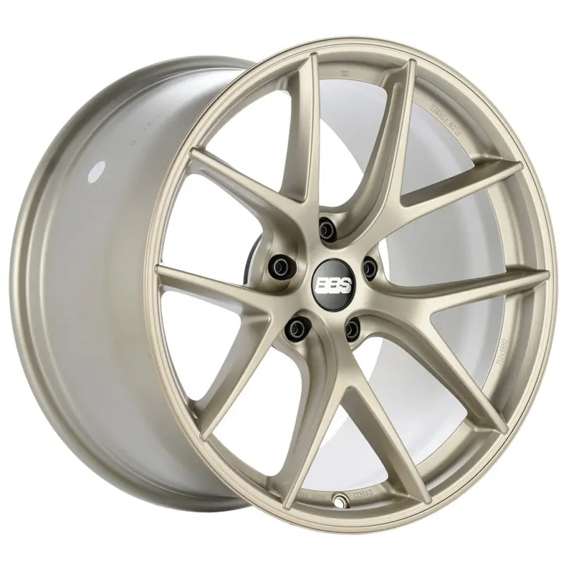 Bbs Ci-R Satin White-Gold Forged Alloy Wheel – 21X11In, Et72, Face 2 Design 1