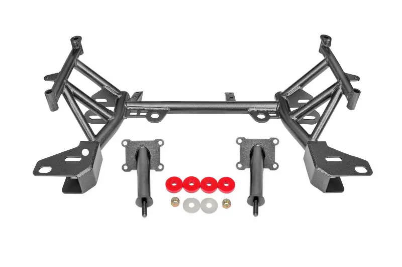 Bmr Low-Mount Turbo Ls1 Motor Mount Kit For 1993–2002 F-Body Vehicles – Black Hammertone Finish 1