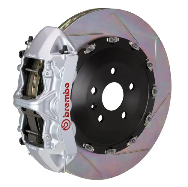 Brembo 10-15 Camaro Ss/12-15 Camaro Zl1 Fr Gt Bbk 6Pist Cast 405X34 2Pc Rotor Slotted Type1-Silver 1