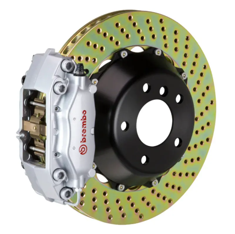 Brembo Gt Big Brake Kit For 2000–2003 Bmw Z8 (E52) – Rear, 4-Piston Calipers, Drilled 345X28Mm Two-Piece Rotors 1