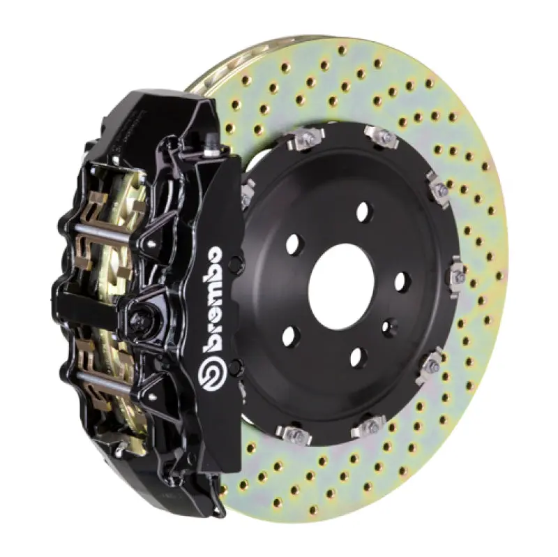 Brembo Gt Big Brake Kit – Front, 6-Piston Calipers, 380X34Mm Drilled Rotors, Fits 2022+ Golf R & S3 1