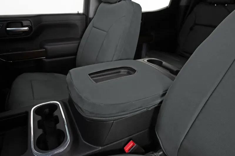 Covercraft Endura Precisionfit Front Row Seat Covers For 2022–2024 Nissan Frontier – Charcoal 2