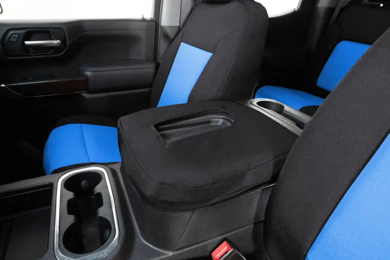 Covercraft Endura Precisionfit Second-Row Seat Covers For 2021–2024 Chevrolet Trailblazer – Blue/Black 1