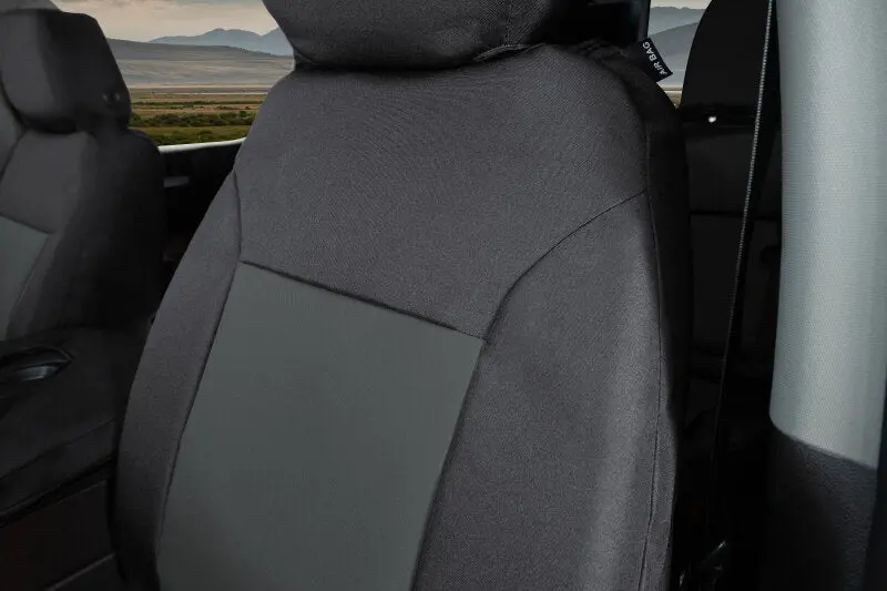 Covercraft Endura Precisionfit Second-Row Seat Covers For 2021–2024 Ford Expedition – Black/Charcoal 1