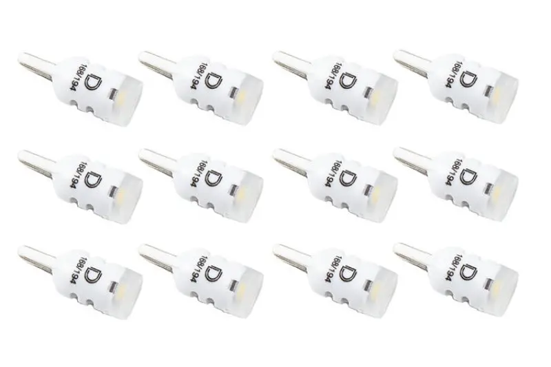 Diode Dynamics Hp3 Led 194 Bulbs – Pure White, Pack Of 12 1