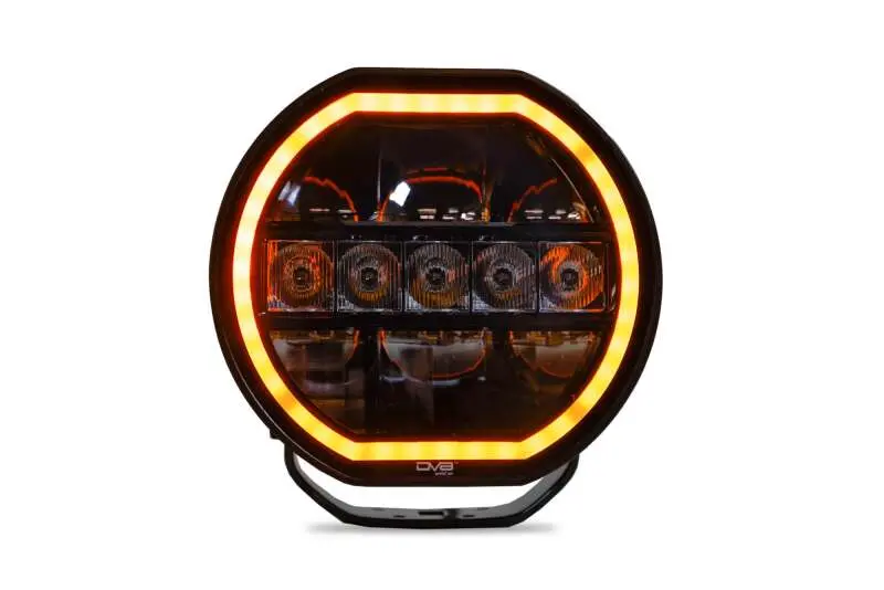 Dv8 Offroad Halo Elite 7-Inch Round Led Light – White/Ambient Accent Halo 1