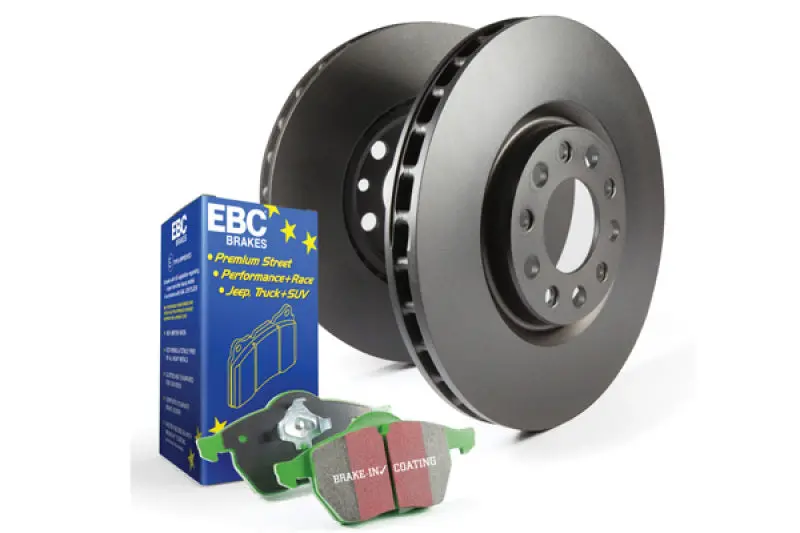Ebc Greenstuff Brake Pad And Rk Rotor Performance Kit 2