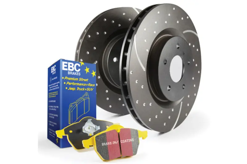 Ebc Yellowstuff S5 Brake Pad & Gd Rotor Kit – High-Performance Street & Track Package 1