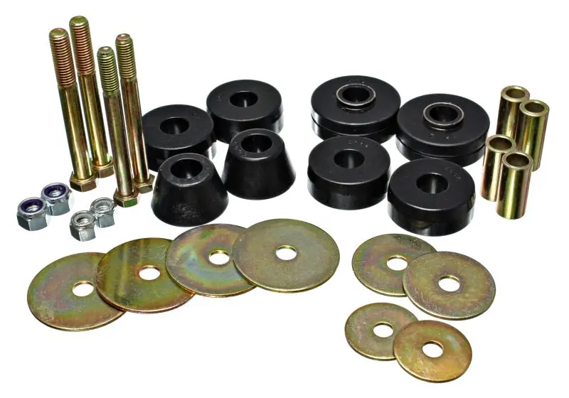 Energy Suspension Chevy Pickup Body Mounts - Black 1