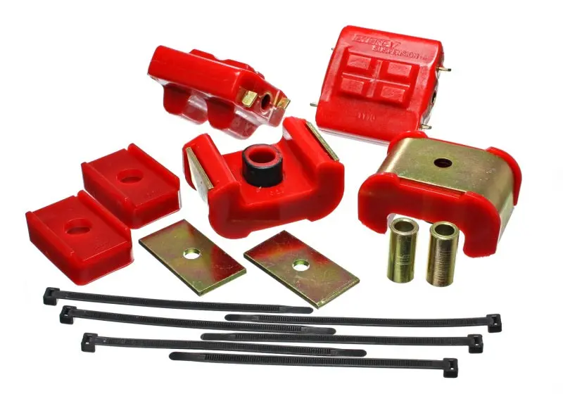 Energy Suspension Gm Complete Engine & Trans Mnt - Red 1